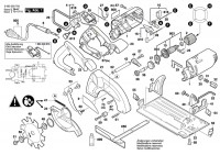 Bosch 0 603 330 742 PKS 54 CE Circular hand saw 230 V / GB Spare Parts PKS54CE